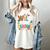 Wild About Reading Zoo Animals Books Reader Lover Women's Comfort Colors T-Shirt Ivory