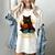 Wizard Cat Reading a Book While Crocheting Women's Comfort Colors T-Shirt Ivory