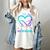 Women's I Wear Teal & Purple In Memory Of My Husband Women's Comfort Colors T-Shirt Ivory Women's I Wear Teal & Purple In Memory Of My Husband Women's Comfort Colors T-Shirt Ivory