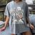 1986 Chapter Forty 40th Birthday Wildflower Book 40 Year Old Women's Comfort Colors T-Shirt Gray