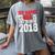2018 Senior Graduation My Happy Class Shirt Women's Comfort Colors T-Shirt Gray