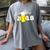 2018 Softball Senior Graduation Shirt For Girls Grad Women's Comfort Colors T-Shirt Gray