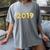 2019 Gold Confetti Graduation T Shirt High School College Women's Comfort Colors T-Shirt Gray