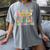 2025 Last Day Of School Autograph 6th Grade Graduation Women's Comfort Colors T-Shirt Gray