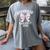 4th Grade Bow 2026 Fourth Grade Graduation Women's Comfort Colors T-Shirt Gray