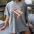 80s 90s Retro Halloween's Party Costume Nostalgia Cassette Women's Comfort Colors T-Shirt Gray