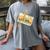 80's 90's Retro Music Party Costume Nostalgia Cassette Women's Comfort Colors T-Shirt Gray