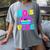 80's Vibe Retro Style Cassette Tape Nostalgia 1980s Party Women's Comfort Colors T-Shirt Gray