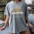 Abibliophobia Definition Book Reader Book Nerd Book Reading Women's Comfort Colors T-Shirt Gray