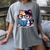 Adorable Book Lover Calico Cat With Reading Glasses Cute For Men Women Kids Women's Comfort Colors T-Shirt Gray