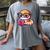 Adorable Book Lover Rattlesnake With Reading Glasses Cute Women's Comfort Colors T-Shirt Gray