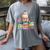 Adorable Donkey With Heart Sitting On Colorful Book Stack Women's Comfort Colors T-Shirt Gray Adorable Donkey With Heart Sitting On Colorful Book Stack Women's Comfort Colors T-Shirt Gray