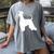 Afghan Hound Graduation Dog Graduate Men Women Kids Women's Comfort Colors T-Shirt Gray