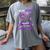 Alzheimer's Awareness I Wear Purple In Memory Of My Grandma Women's Comfort Colors T-Shirt Gray