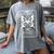 Anti-Social Butterfly Introvert Dislike People Women's Comfort Colors T-Shirt Gray