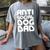 Anti-Social Dog Dad Quote For Anti Social Introvert Persons Women's Comfort Colors T-Shirt Gray