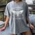 Antisocial Butterfly Introvert Death Head Moth Women's Comfort Colors T-Shirt Gray