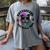 Antisocial Pit Bull Mom Pittie Introvert Dog Lover Pit Bull Raglan Baseball Tee Women's Comfort Colors T-Shirt Gray