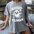 Avoid Humans Cute Kawaii Pastel Ghost Introvert Saying Women's Comfort Colors T-Shirt Gray Avoid Humans Cute Kawaii Pastel Ghost Introvert Saying Women's Comfort Colors T-Shirt Gray