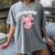 Axolovert Axolotl Humor Salamander Introvert Women's Comfort Colors T-Shirt Gray