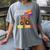 My Baby Just Crushed Preschool Graduation Women's Comfort Colors T-Shirt Gray