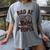 Bad At People Ferret Introvert Saying Slogan Women's Comfort Colors T-Shirt Gray