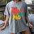 This Badass Has a PhD Doctor Graduation Women's Comfort Colors T-Shirt Gray