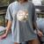 Barely Tolerable Book Lover Bookish Floral Bookworm Women's Comfort Colors T-Shirt Gray Barely Tolerable Book Lover Bookish Floral Bookworm Women's Comfort Colors T-Shirt Gray