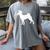 Basenji Graduation Dog Graduate Women's Comfort Colors T-Shirt Gray