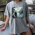 Bigfoot Sasquatch & Loch Ness Monster Introvert Bruh Women's Comfort Colors T-Shirt Gray