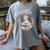 Book And Dog Lover Reading Humor Librarian Women's Comfort Colors T-Shirt Gray