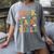 Book Fair Vibes Groovy Retro School Reading Nostalgic Women's Comfort Colors T-Shirt Gray
