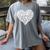 Book Lover Heart Shape Reading Librarian Library Teacher Women's Comfort Colors T-Shirt Gray Book Lover Heart Shape Reading Librarian Library Teacher Women's Comfort Colors T-Shirt Gray