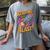 Book Lover Kids And Adults Reading Is a Blast Rocket Ship Women's Comfort Colors T-Shirt Gray