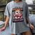 Book Lover Owl Reading Books Introvert Bookworm Women's Comfort Colors T-Shirt Gray