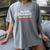 My Book Preference Naughty List Readers Christmas Joke Women's Comfort Colors T-Shirt Gray