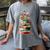 Book Stack With Flowers Reading Lover Bookish Women's Comfort Colors T-Shirt Gray