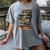 Book Women Graphic Art Colorful Eyes Women's Comfort Colors T-Shirt Gray