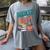 Booked And Busy Cool Coffee Reading Relaxing Books Women's Comfort Colors T-Shirt Gray