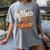 All Booked For Fall Pumpkin Books Thanksgiving Autumn Leaves Women's Comfort Colors T-Shirt Gray