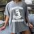 Booked And Unbothered Cat Reading Book Lovers Women's Comfort Colors T-Shirt Gray Booked And Unbothered Cat Reading Book Lovers Women's Comfort Colors T-Shirt Gray