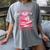 All Booked For Valentine Books Lover Teacher Floral Women's Comfort Colors T-Shirt Gray