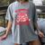 All Booked For Valentine Bow Books Lover Teacher Girl Women Women's Comfort Colors T-Shirt Gray