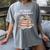 All Booked For Valentines Book Lover Romance Women's Comfort Colors T-Shirt Gray
