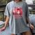 All Booked For Valentines Coquette Bow Book Lover Bookworm Women's Comfort Colors T-Shirt Gray All Booked For Valentines Coquette Bow Book Lover Bookworm Women's Comfort Colors T-Shirt Gray