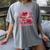 All Booked Valentine's Girly Teacher Coquette Love Women's Comfort Colors T-Shirt Gray All Booked Valentine's Girly Teacher Coquette Love Women's Comfort Colors T-Shirt Gray