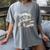 Bookmarks Are For Quitters Book Lovers Reading Women's Comfort Colors T-Shirt Gray