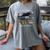 Books Cats Life Is Sweet Cats Books Lover Men Women Women's Comfort Colors T-Shirt Gray