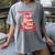 Books Are My Love Language Valentine Book Reading Teacher Women's Comfort Colors T-Shirt Gray