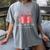 Books Are My Love Language Valentine Reads Bookish Club Women's Comfort Colors T-Shirt Gray